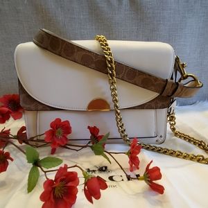 COACH DREAMER SIGNATURE COLORBLOCK CANVAS LEATHER